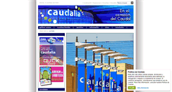 Desktop Screenshot of caudalia.es
