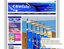 Tablet Screenshot of caudalia.es